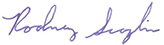 Rodney Scagline' signature